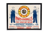 Bulls Eye Paints And Overalls Framed Calendar Page