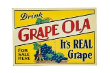 Drink Grape Ola Tin Sign