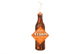 Drink Orange-Crush Diecut Bottle Cardboard Sign