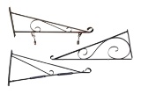 3 Metal Sign Brackets