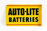 Auto-Lite Batteries Tin Flange Sign