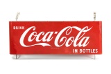 Drink Coca-Cola Porcelain Double Sled Sign