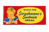 Reach For Stroehmann's Sunbeam Bread Tin Sign