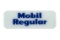 Mobil Regular Gasoline Bennett Gas Pump Ad Glass