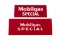 2 Mobil Mobilgas Special Gas Pump Ad Glass