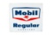 Mobil Regular Gasoline Porcelain Gas Pump Sign