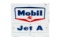 Mobil Jet A Gasoline Porcelain Gas Pump Sign