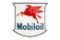 Mobil Mobiloil Porcelain Lubester Sign