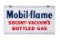 Mobil Flame Bottled Gas Porcelain Sign