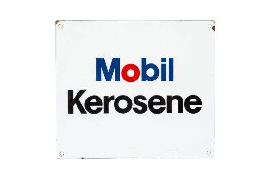 Mobil Kerosene Porcelain Gas Pump Sign