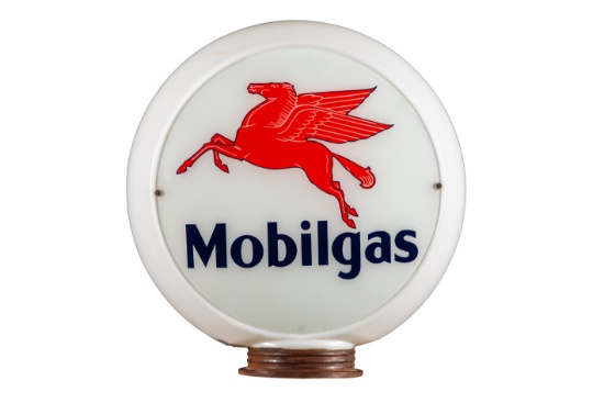 Mobilgas Gasoline 13.5" Gas Pump Globe