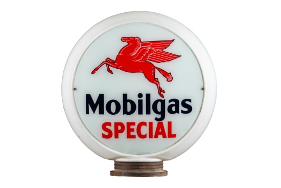Mobilgas Special Gasoline 13.5" Gas Pump Globe