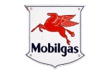 Mobil Mobilgas Porcelain Gas Pump Sign