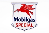 Mobil Mobilgas Special Porcelain Gas Pump Sign