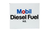 Mobil Diesel Fuel H.E. Porcelain Gas Pump Sign