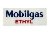 Mobil Mobilgas Ethyl Tokheim Gas Pump Ad Glass