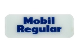 Mobil Regular Gasoline Bennett Gas Pump Ad Glass