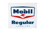 Mobil Regular Gasoline Porcelain Gas Pump Sign