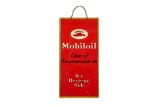 Rare Early Mobiloil Chart Aluminum Sign