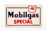 Mobilgas Special Gasoline Tin Gas Pump Sign