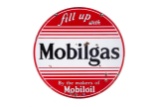 Early Rare Fill Up With Mobilgas Porcelain Sign