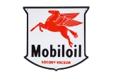 Mobil Oil West Coast Porcelain Motor Oil Rack Sign