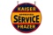 Kaiser Frazer Approved Service Porcelain Sign