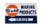 Gulf Refining Marine Products Porcelain Sign