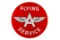 Flying A Gasoline Service Porcelain Pole Sign