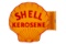Shell Kerosene Porcelain Flange Sign