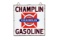 Champlin Gasoline Porcelain Sign In Frame
