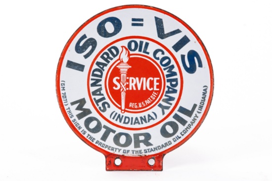 Standard Iso=Vis Motor Oil Porcelain Paddle Sign