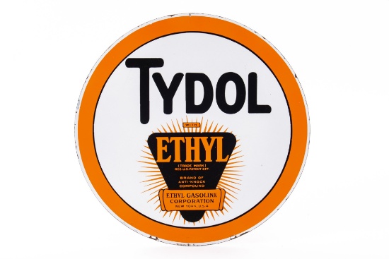 Tydol Ethyl Porcelain Curb Sign