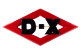 DX Refining 3-D Die Cut Porcelain Sign