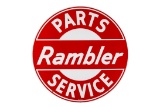 Rambler Parts & Service Porcelain Sign