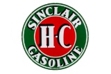 Sinclair H-C Gasoline Porcelain Pole Sign