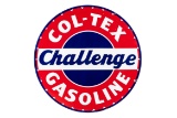 Col-Tex Challenge Gasoline Porcelain Sign