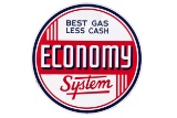 Economy System Best Gas Porcelain Sign