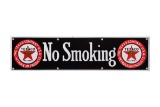 Texaco No Smoking Porcelain Sign