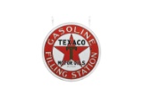 Texaco Filling Station Porcelain Sign In Frame