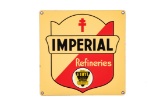 Imperial Refineries Ethyl Porcelain Gas Pump Plate
