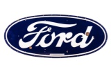 Rare Ford Oval Porcelain Sign