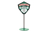 Cities Service Koolmotor Porcelain Kite Curb Sign