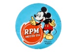 Disney Mickey Mouse RPM Motor Oil Tin Sign