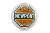 Newport Gasoline Oils OP Gas Pump Globe