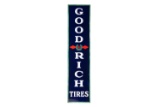 Goodrich Tires Vertical Porcelain Sign