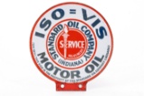 Standard Iso=Vis Motor Oil Porcelain Paddle Sign