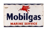Mobilgas Marine Service Porcelain Sign