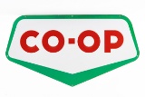 Co-Op Gasoline Porcelain Sign