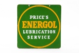 Energol Lubrication Service Porcelain Sign